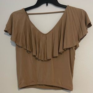 Buffalo Trading Co Brown/Tan Blouse